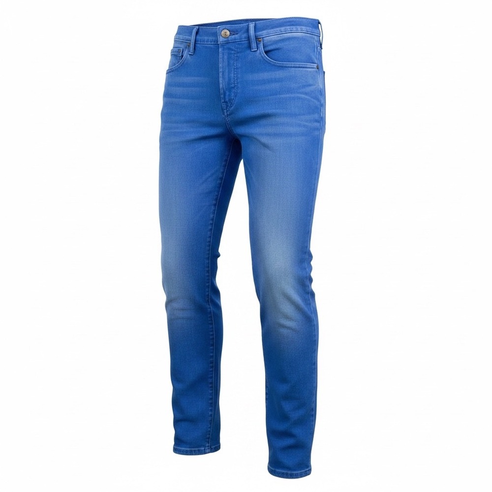 Abercrombie & Fitch Mens Skinny Jeans 32x34‎ Cobalt Blue 100% Cotton Denim Pants